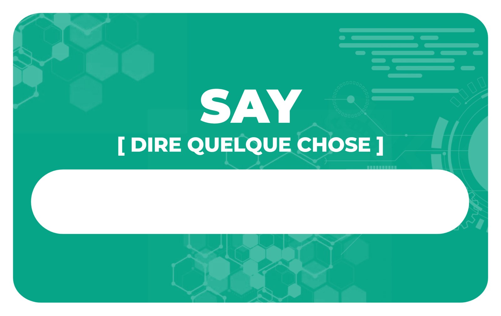 say